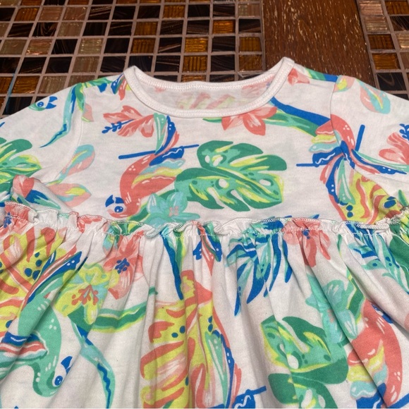 First Impressions Rainforest Baby Girl Set Tops - Picture 3 of 6